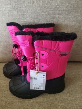 MEC Kids Hot Pink and Black Snow Boots